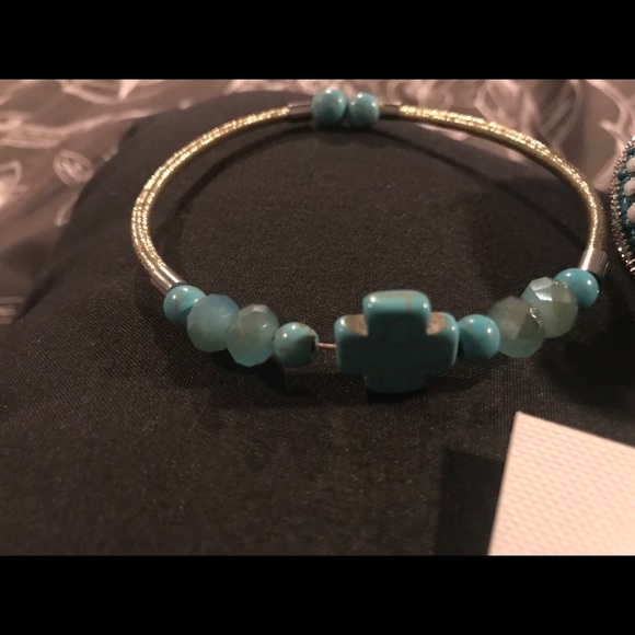 3 turquoise pieces of jewelry - Picture 3 of 7